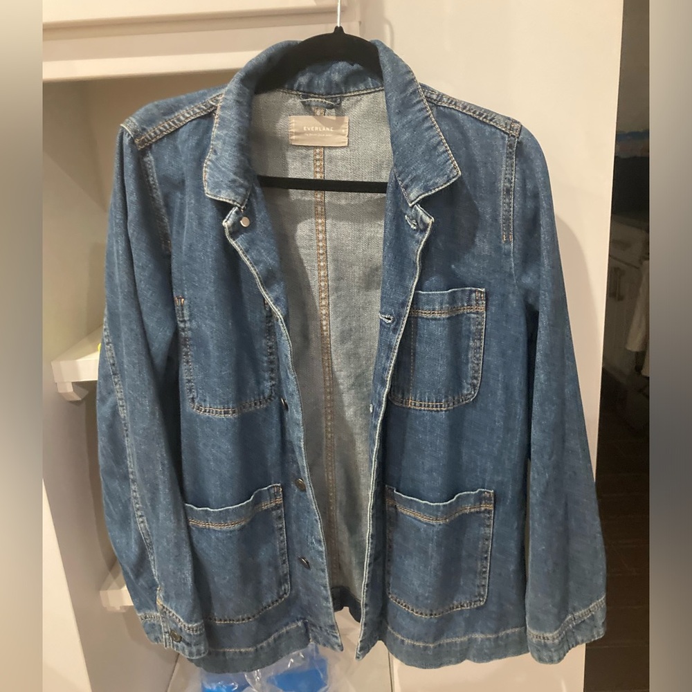 Moving sale! Everlane The Denim Chore Jacket M EUC